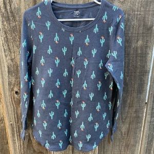 Old Navy cactus thermal top